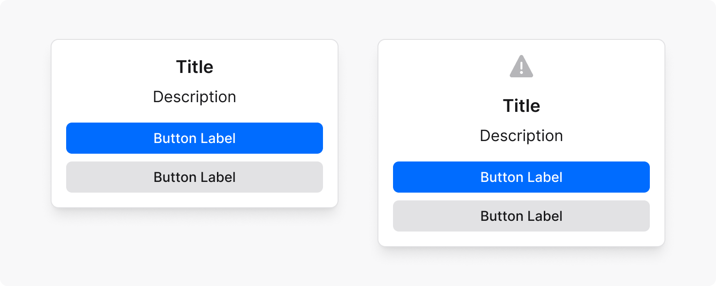 Alert dialog with icon example