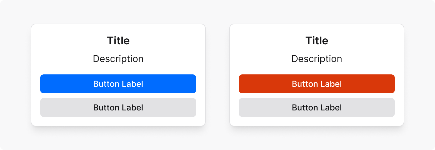 Alert dialog button types example