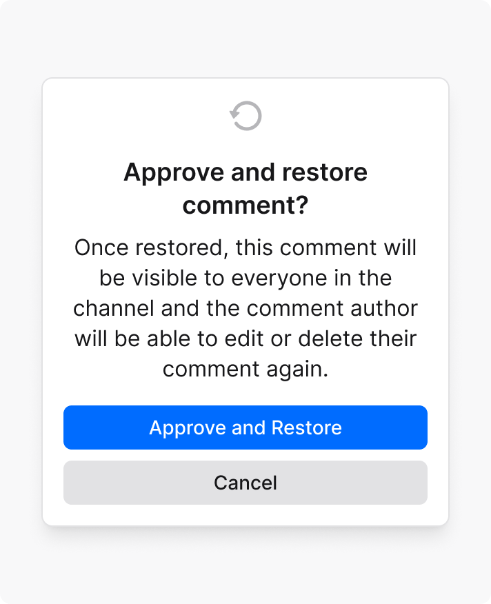 Alert dialog title guidelines