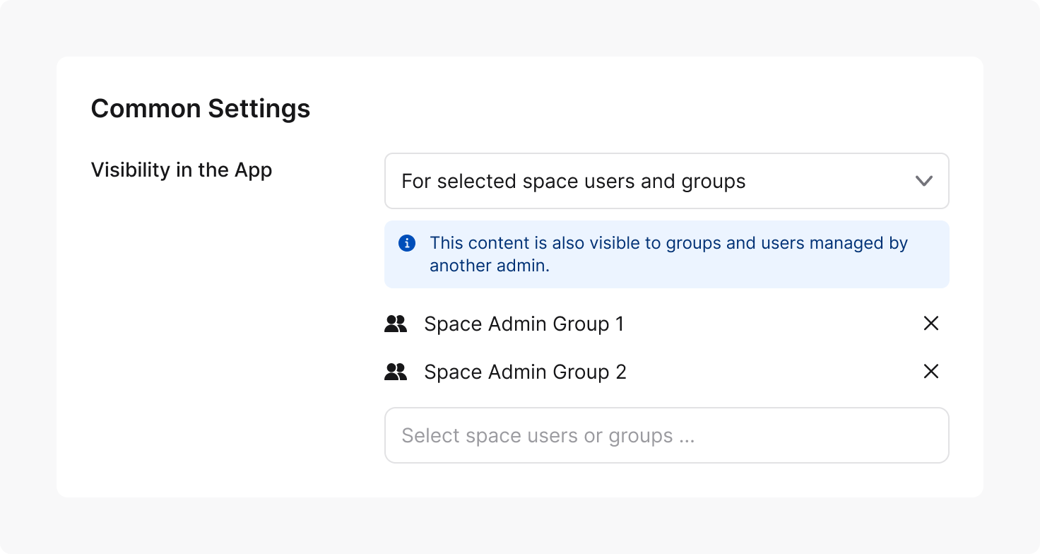 Banner for plugin visibility