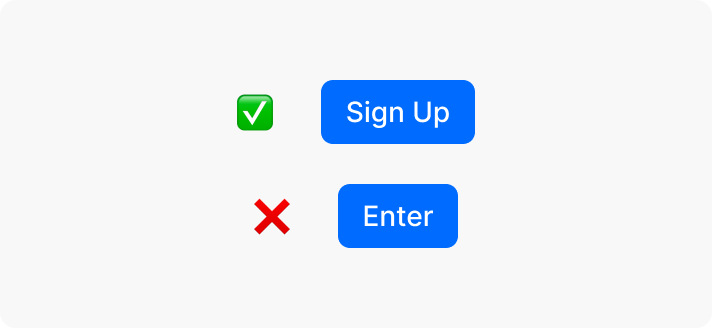 Button content guideline card
