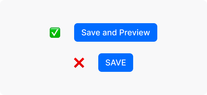 Button do and don't example 2