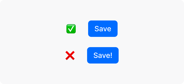 Button do and don't example 4