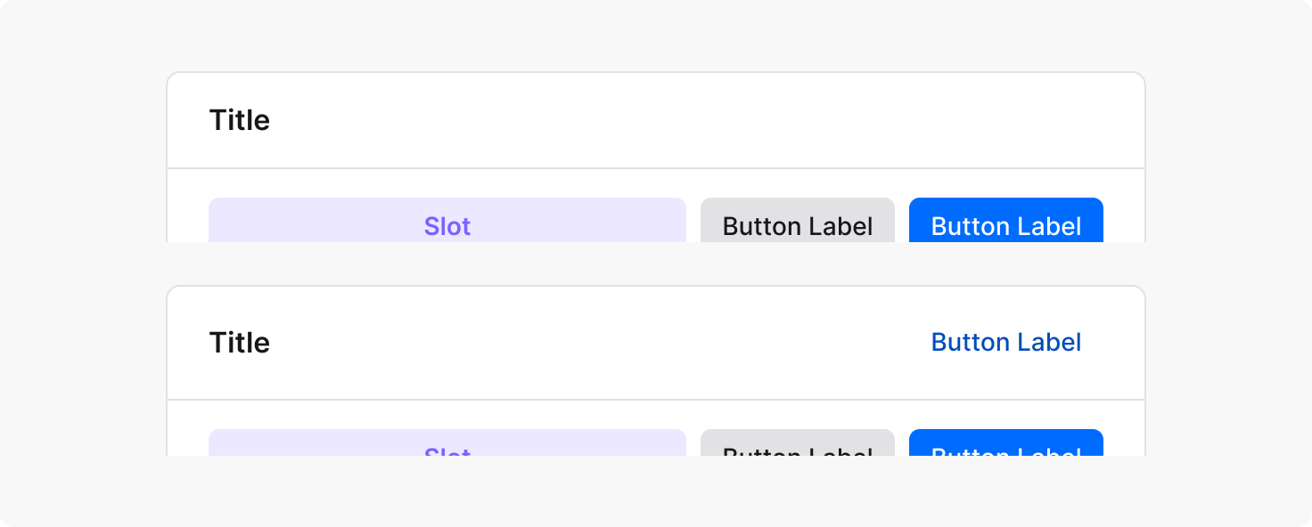 Dialog header button example