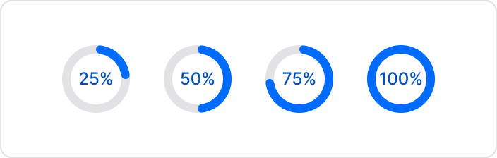 Loading spinner progress animation