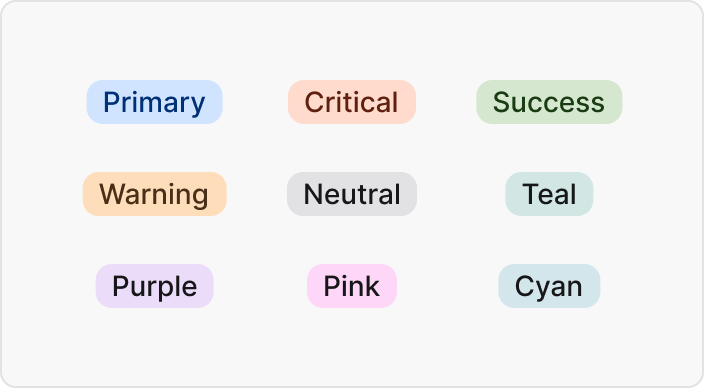 Pill color variants