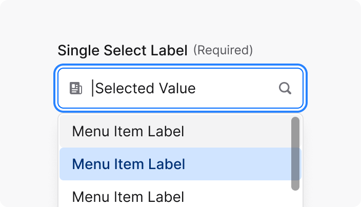 SearchableSingleSelect dropdown truncation behavior