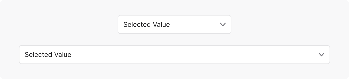 Select width example