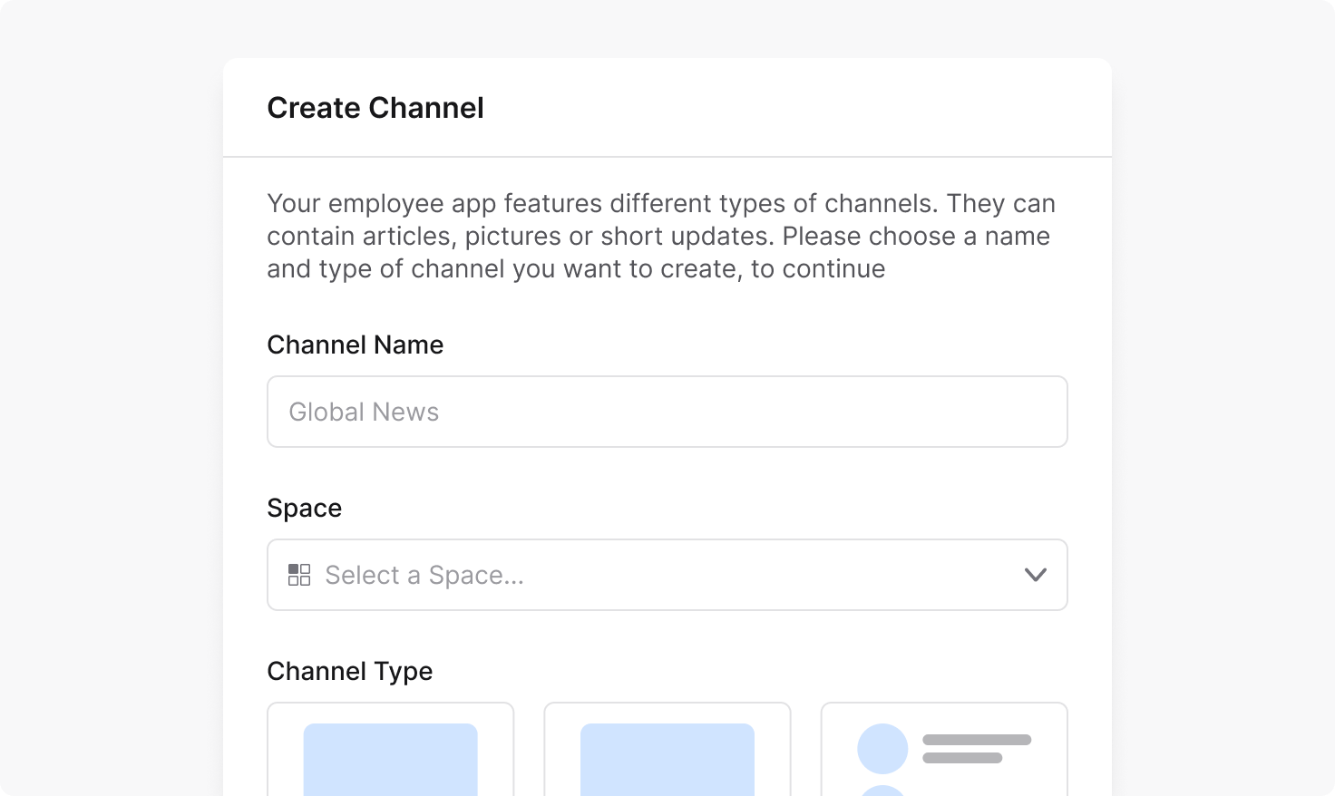 Select usage example