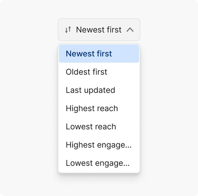 Select usage dark theme side panel example