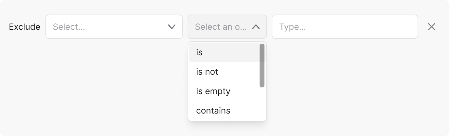 Select usage metadata example